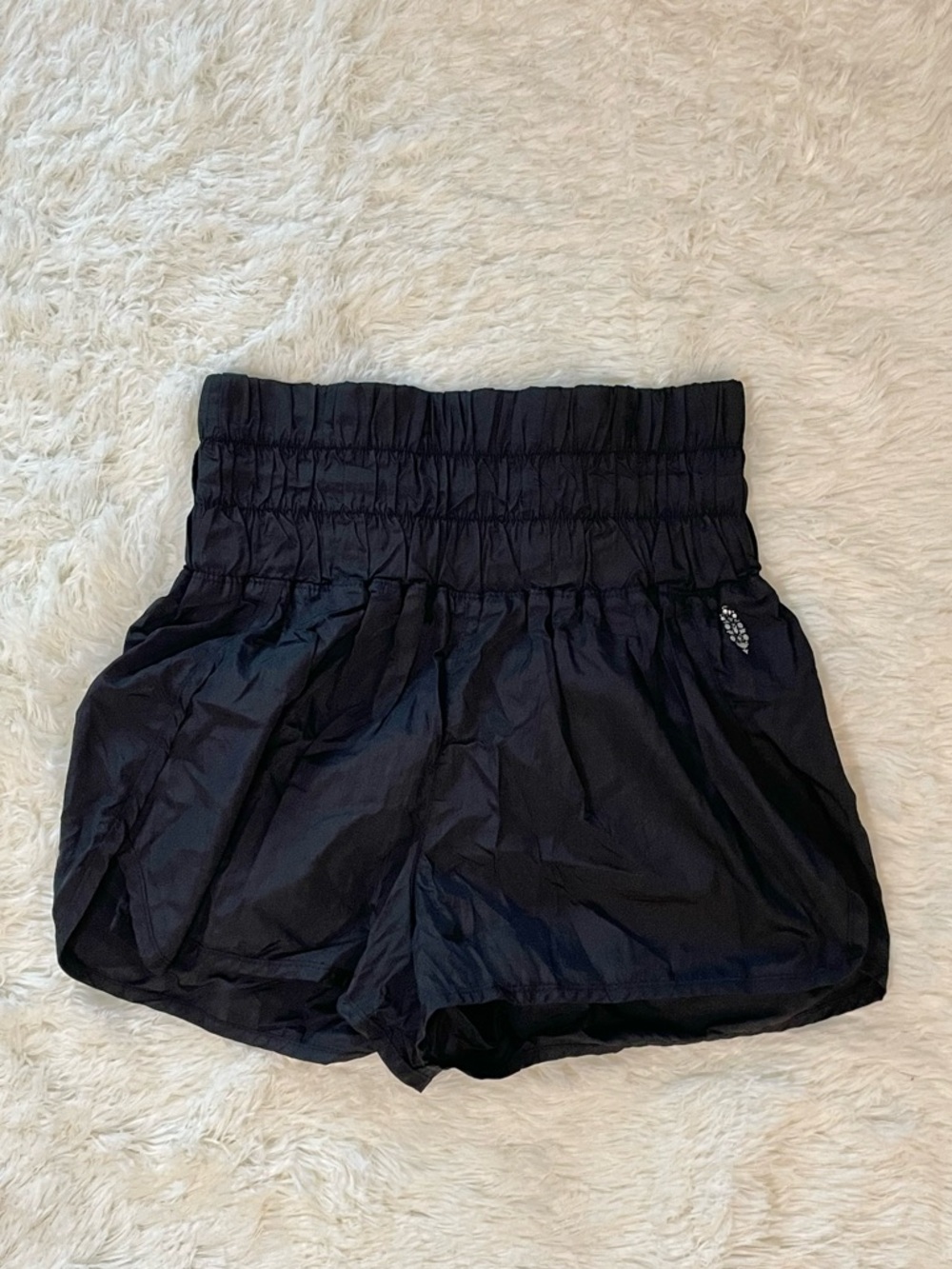 Free People Movement The Way Home Black Shorts